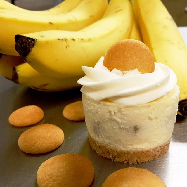 All the Crave has personal-sized cheesecakes such as banana pudding. - PHOTO BY MARLENE FARMER