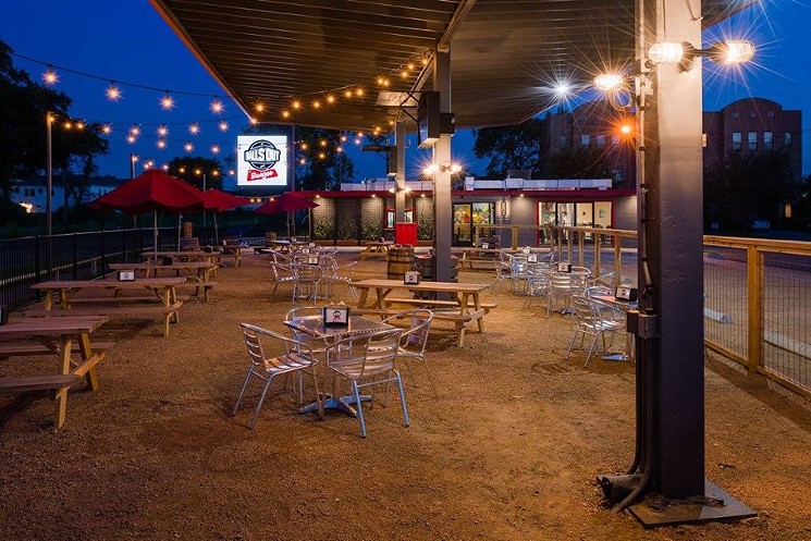 Balls Out Burger has new programs and a great patio for fall weather. - PHOTO COURTESY OF BALLS OUT BURGER