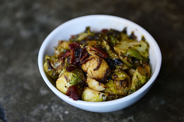 Balsamic brussels sprout for the win. - PHOTO COURTESY OF DISH SOCIETY