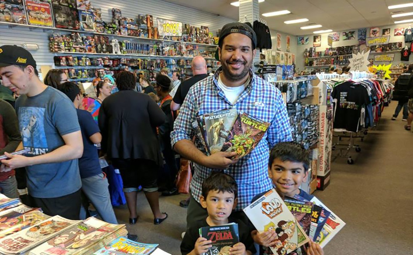 Bedrock City Comic Company is celebrating Free Comic Book Day at all five of its area-wide locations. But check the deets (under each location listing), because something different is happening at each store.