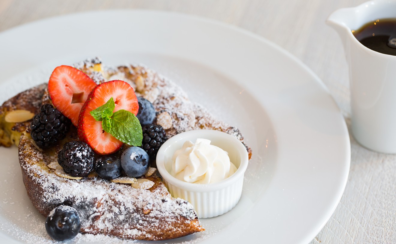 Dig into Orange Blossom Brioche French Toast at La Table this Mother's Day.