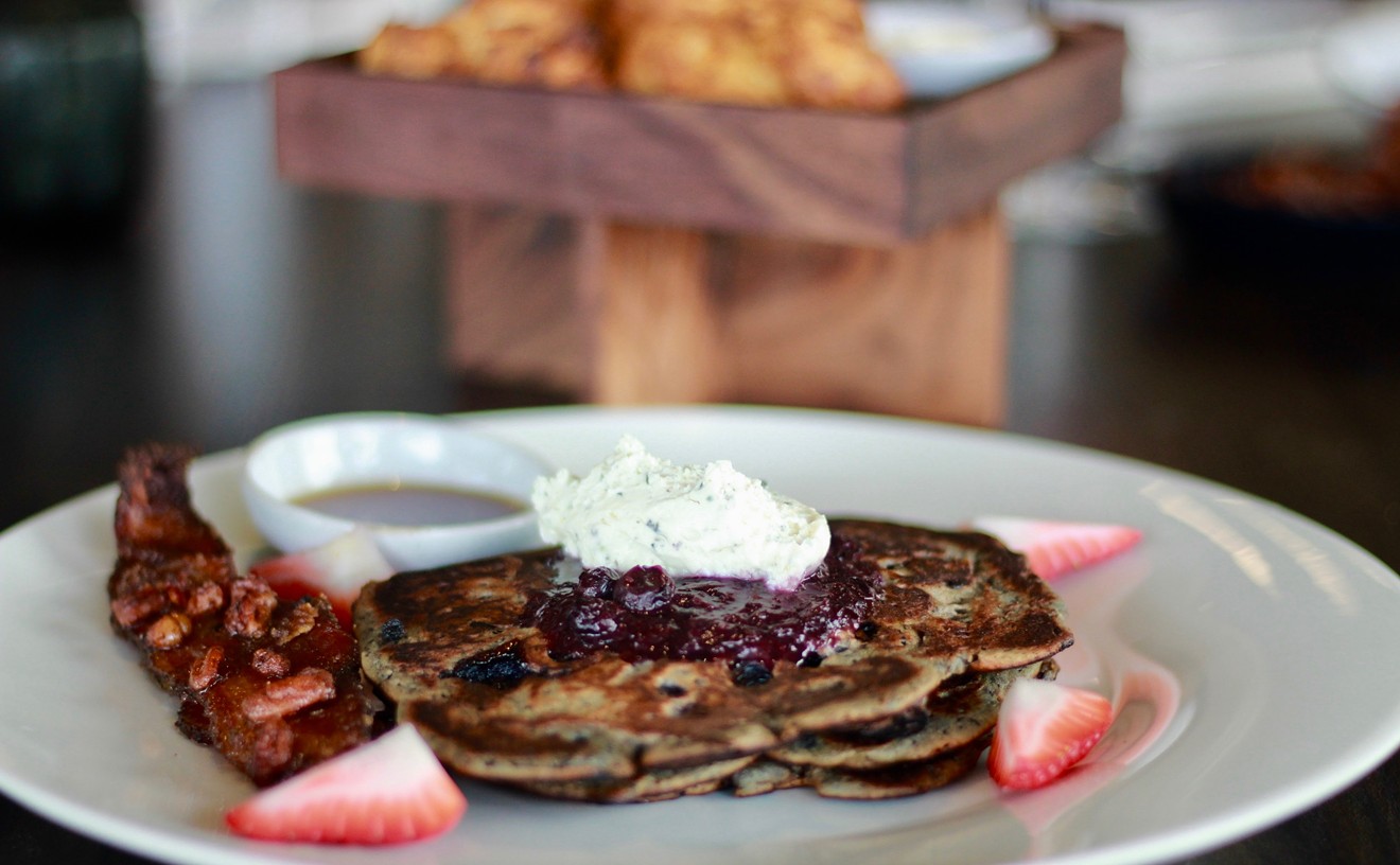 Dig into the Blueberriest Buttermilk Pancakes at Poitín.