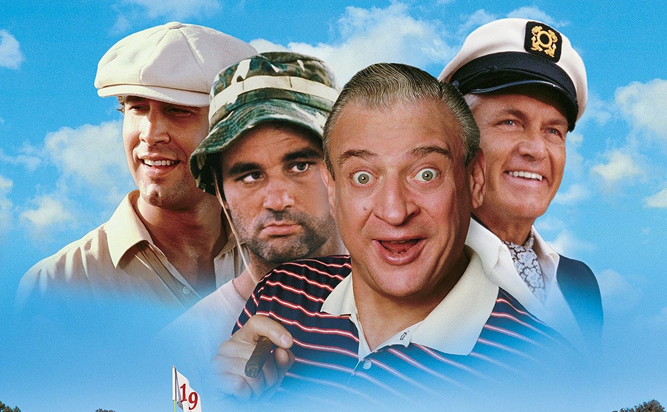The original script for 1980's "Caddyshack" was mostly about the teenaged caddies, but slowly became a vehicle for adult stars Chevy Chase, Bill Murray, Rodney Dangerfield, and Ted Knight.