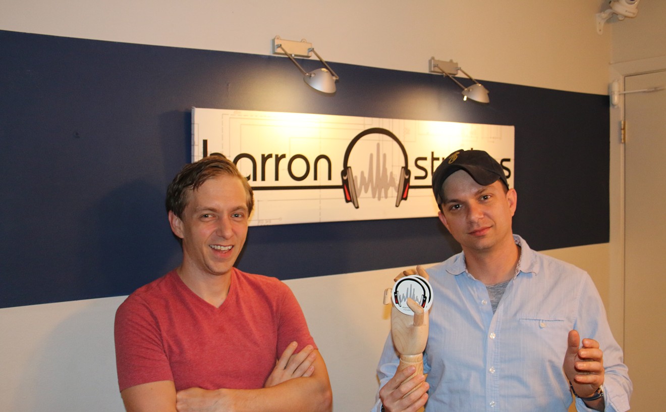 (L-R) Chris Macek and Todd Macek quit their day jobs to further expand their studio recording business.