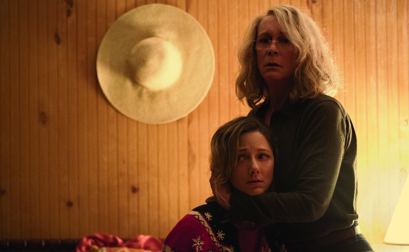 Jamie Lee Curtis (right) reprises her role as Laurie Strode and Judy Greer plays her daughter Karen in David Gordon Green’s Halloween, the latest sequel in the horror series that can't seem to kill off the serial killer.