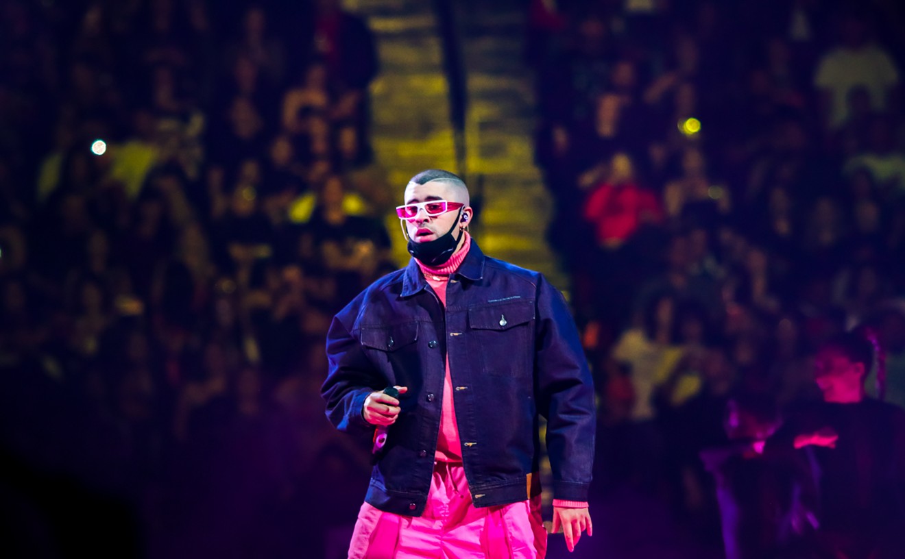 From hard hitting tracks to songs of heartbreak, Bad Bunny's range was on full display at Toyota Center.