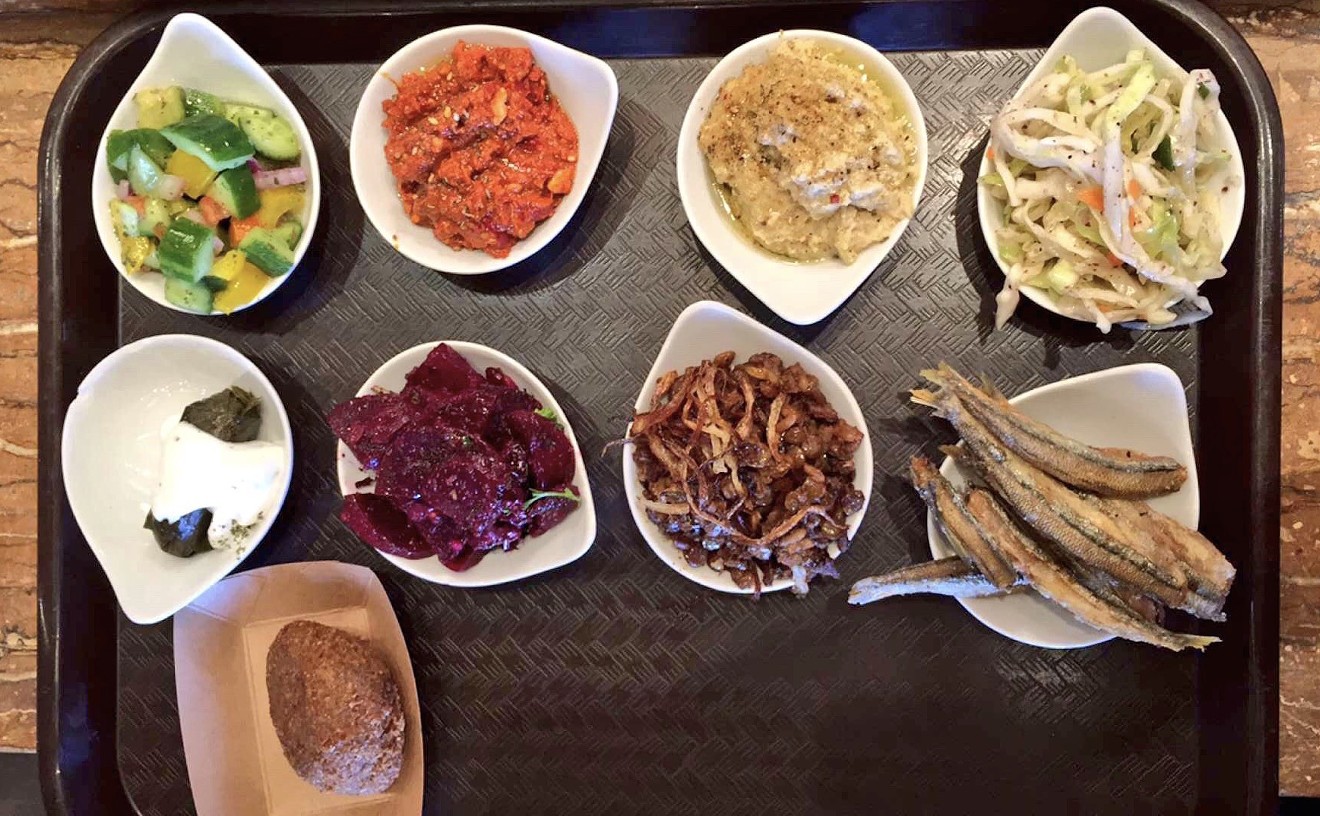 Selection of Mediterranean sides at Arpi's Phoenicia Deli.