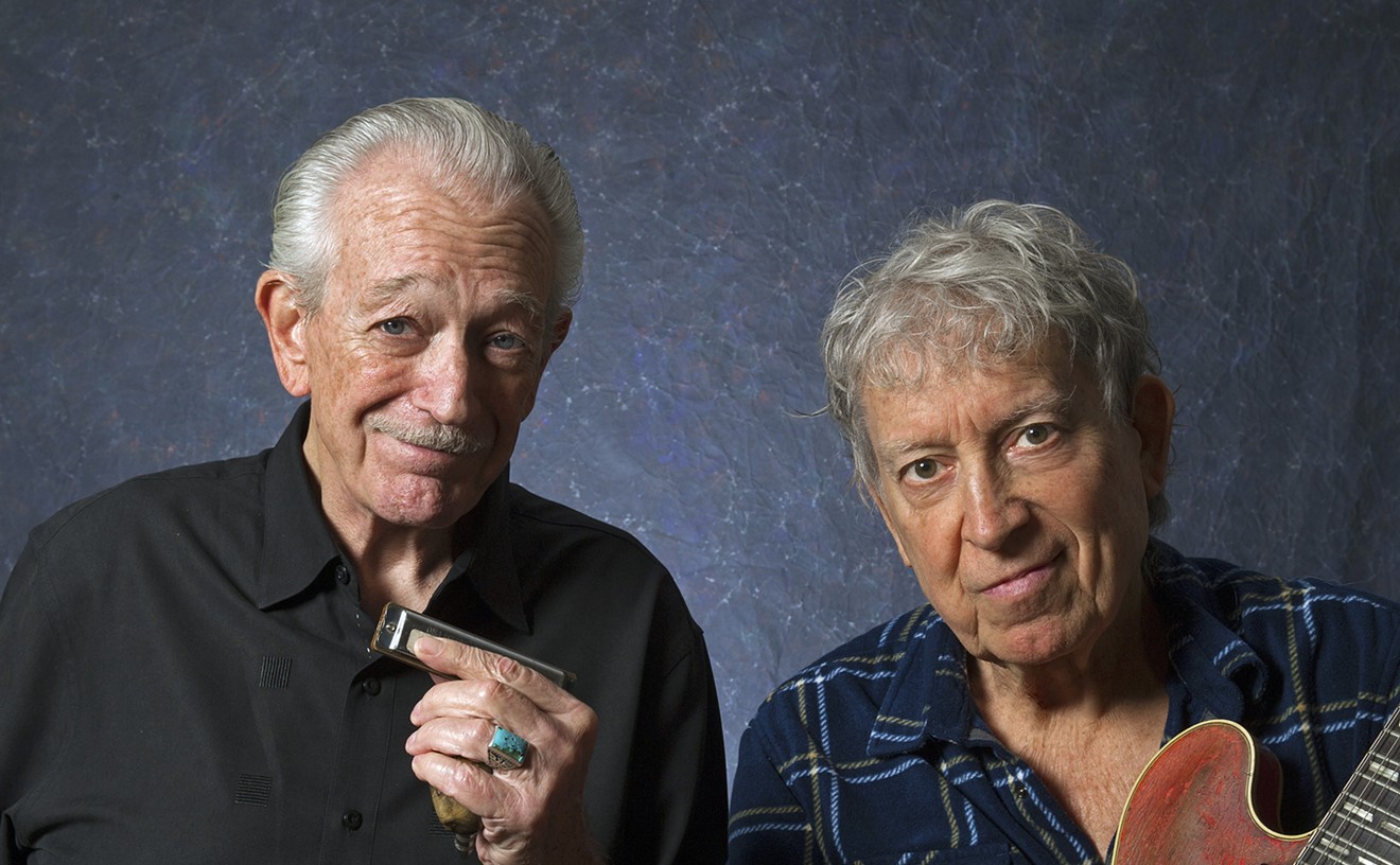 Charlie Musselwhite and Elvin Bishop: A century (or more) of blues and wry looks.