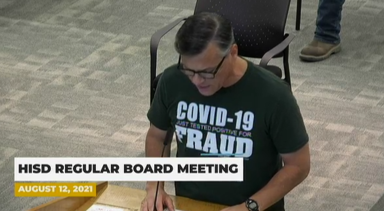 Several Speakers Tell HISD Board To Drop the Mask Mandate | Houston Press