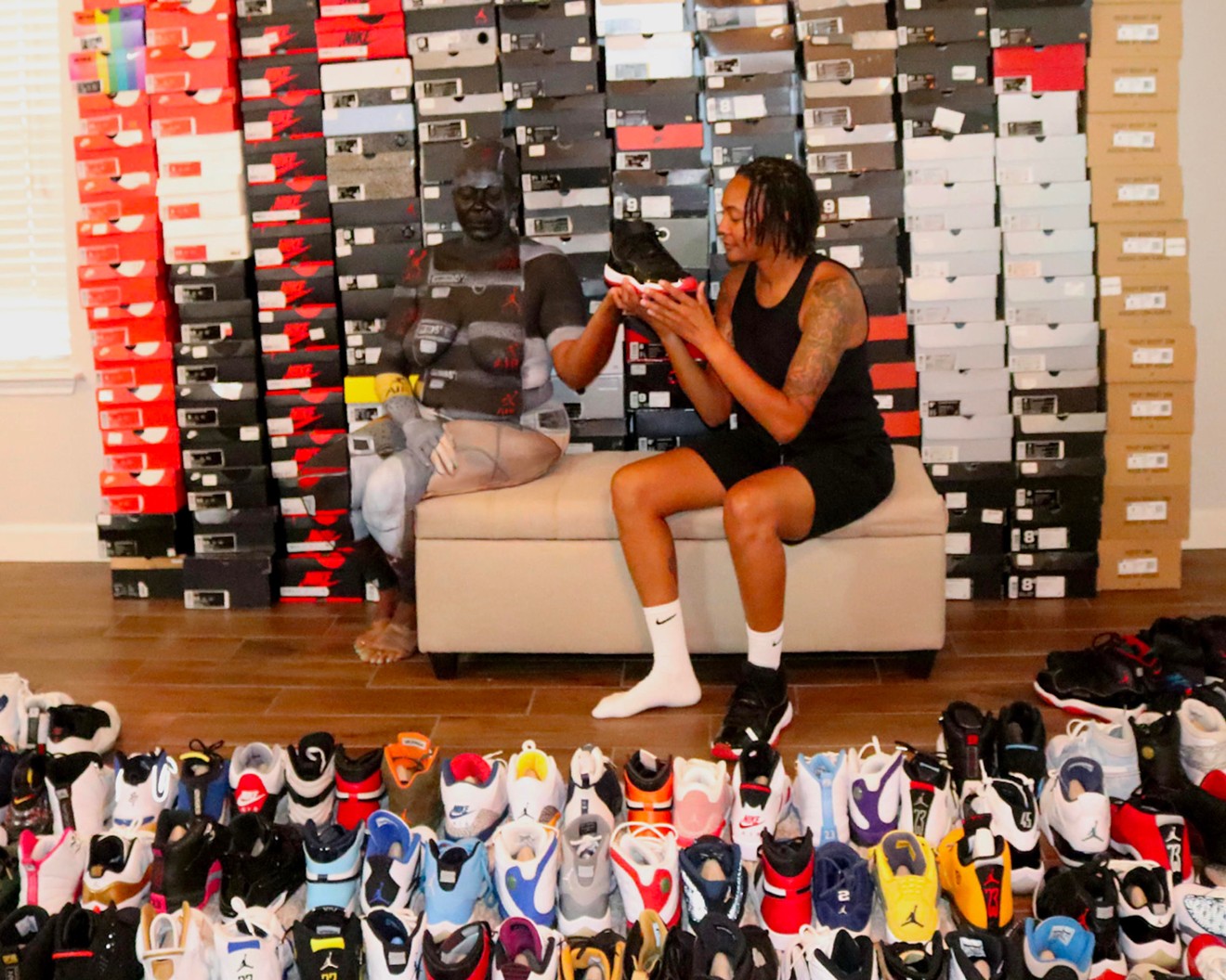 Wife is blended into her Wife’s Sacred collection of sneakers