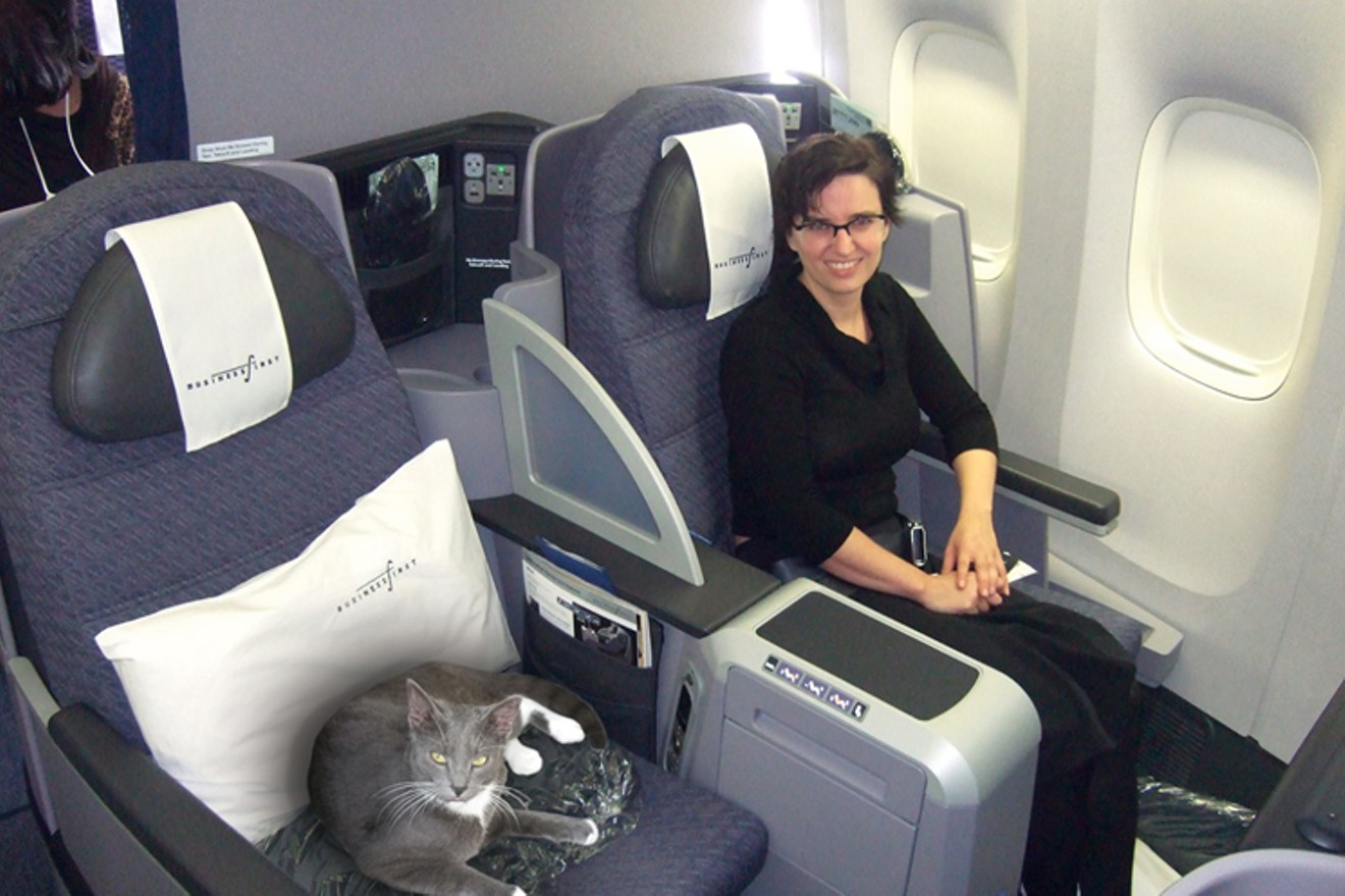 Ashi and "Audrey" (Carrie Carter) head to Japan. In Business Class, no less!