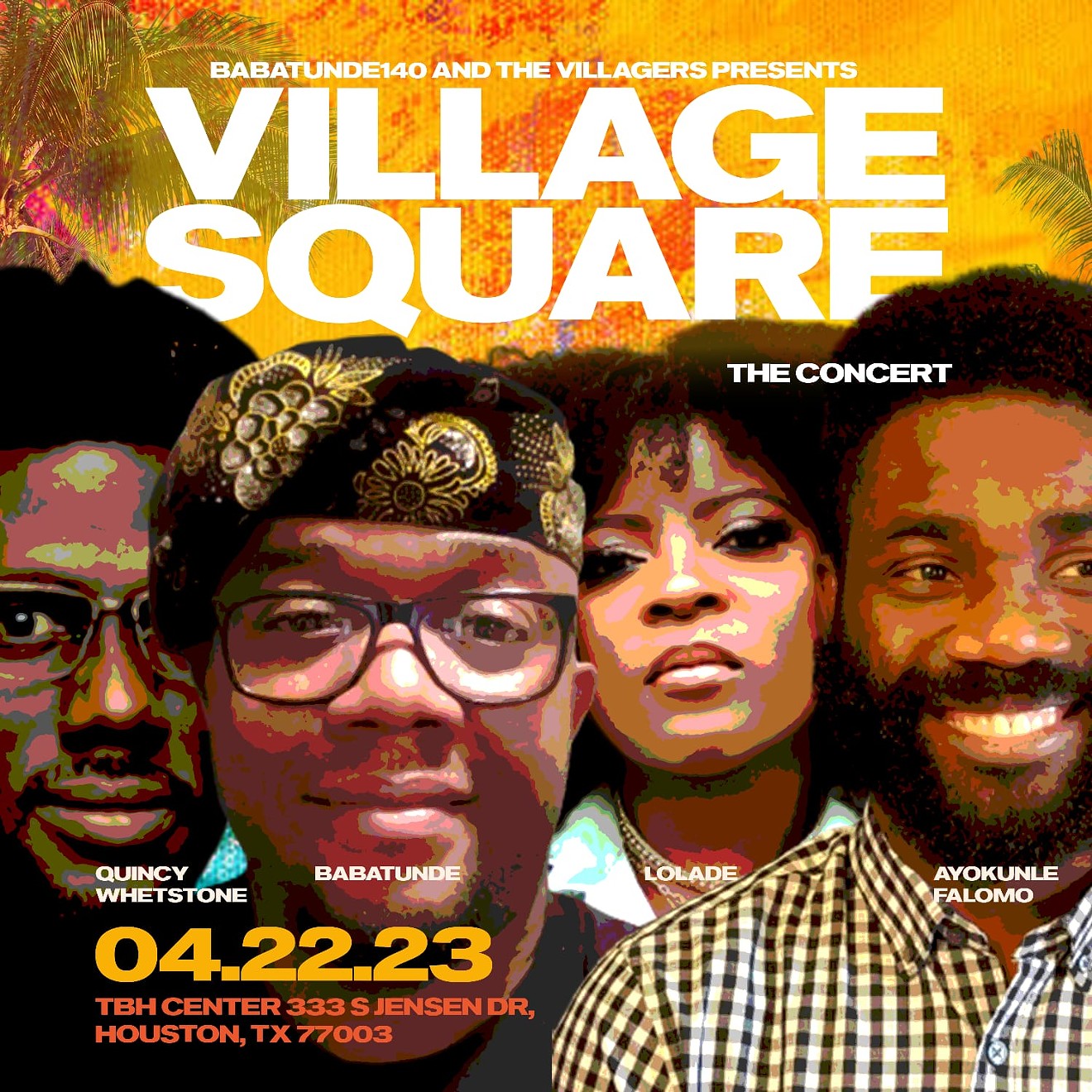 Enjoy an evening of live African music at the Village Square concert
