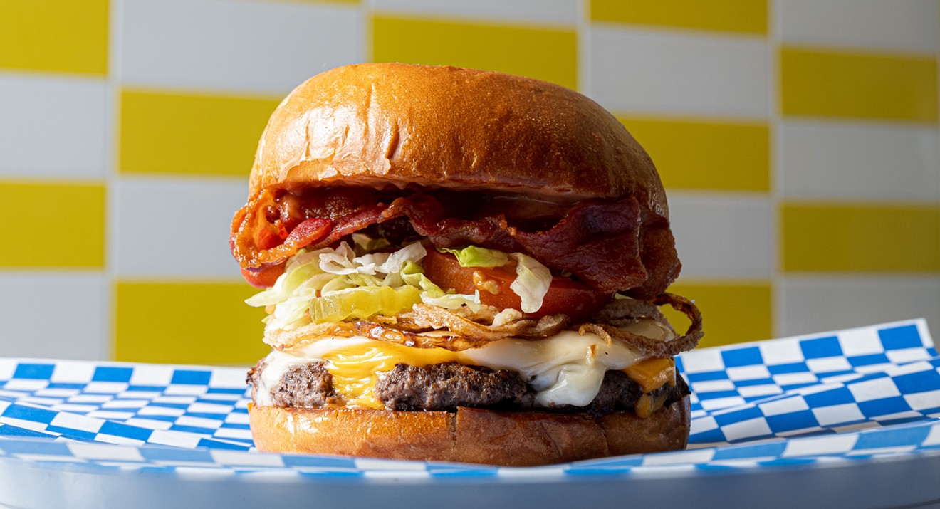 Over at Post Houston, Johnny Good Burger has a cowboy style burger that'll get you Rodeo ready.