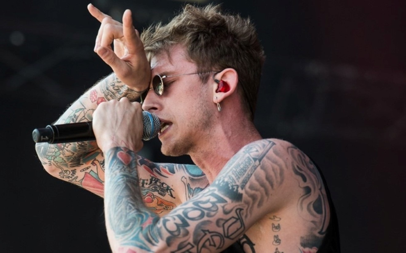 Machine Gun Kelly will rock the rodeo on Tuesday.  Concerts from Iris DeMent, Sara Hickman, the Silos, Willie Colón, and the Chainsmokers are also on tap this week.