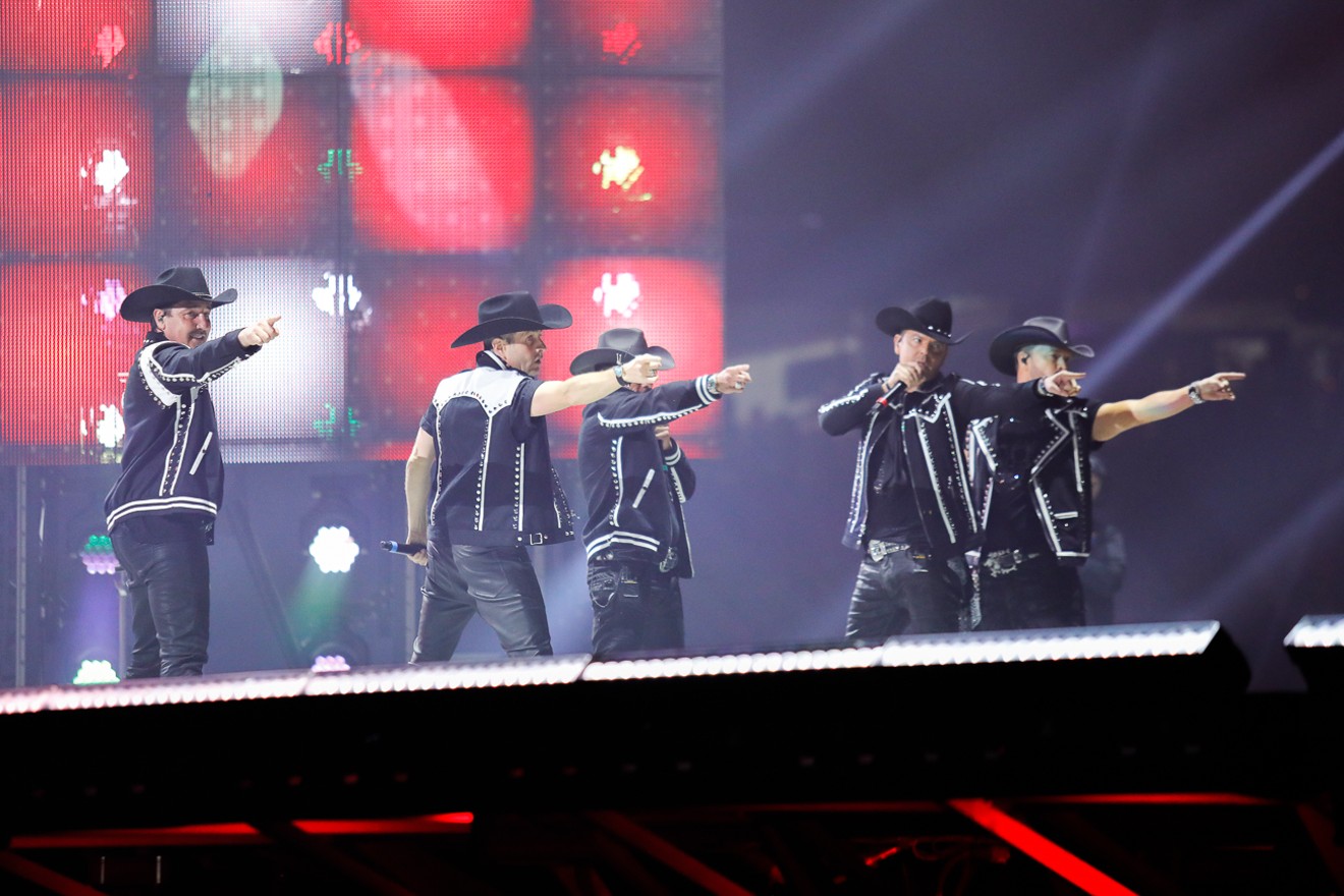 The New Kids on the Block perform at NRG Stadium as part of the RodeoHouston lineup.