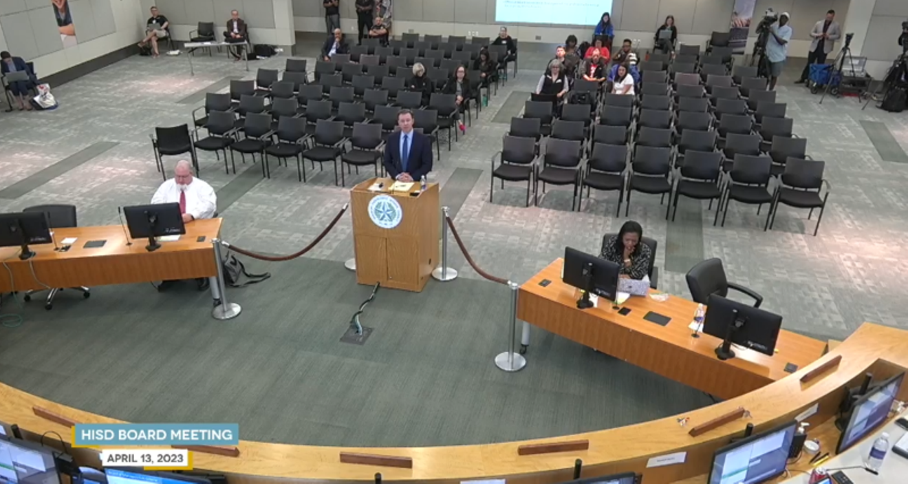 A fateful and fated (?)vote at the HISD board meeting Thursday night.