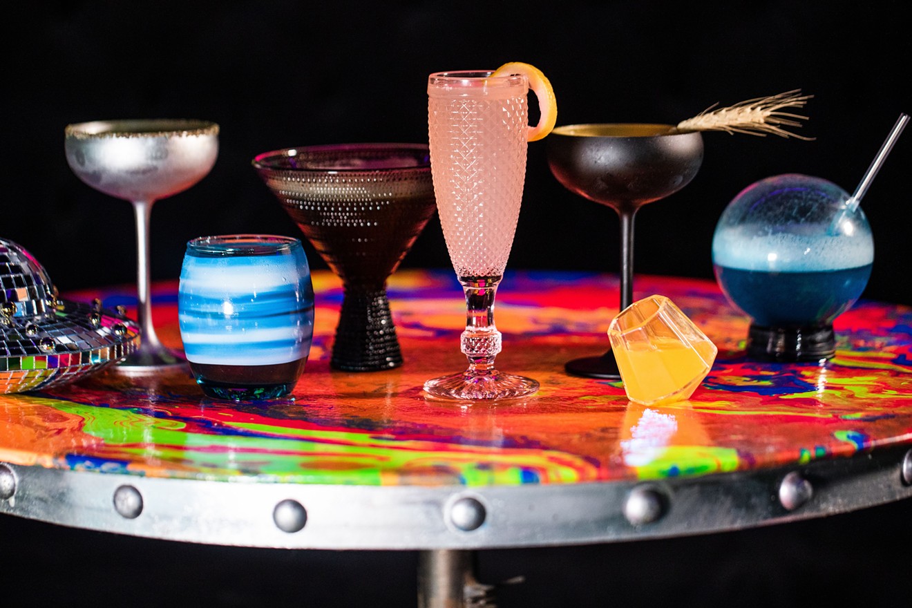 Spacey cocktails for Space City.