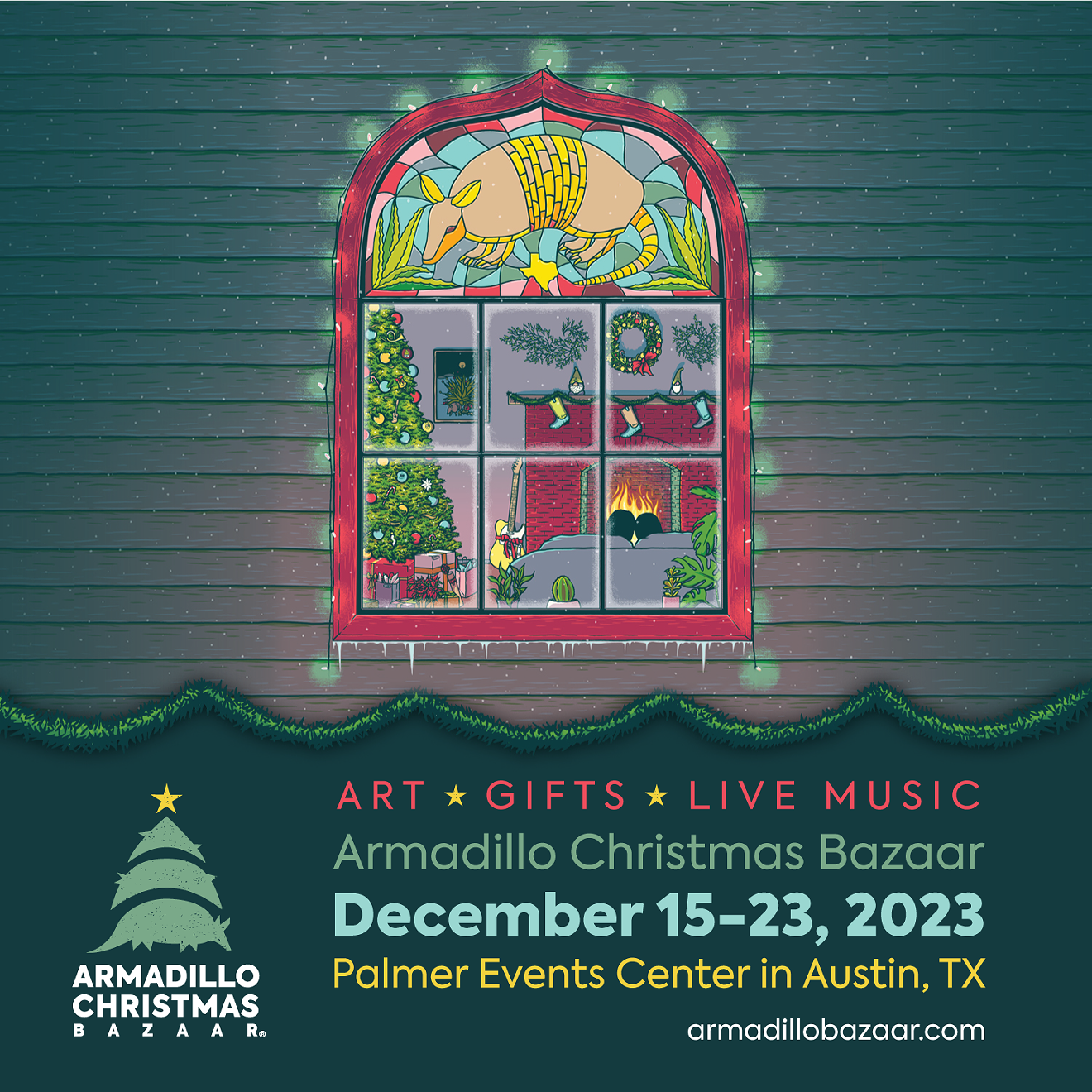The Armadillo Christmas Bazaar announces dates for this year, Dec. 15 - 23, 2023 at the Palmer Events Center
