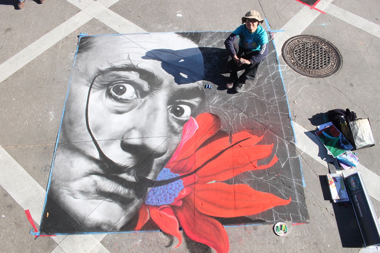 Now in its 12th year, the Via Colori street painting festival features award-winning painters from all over the world.