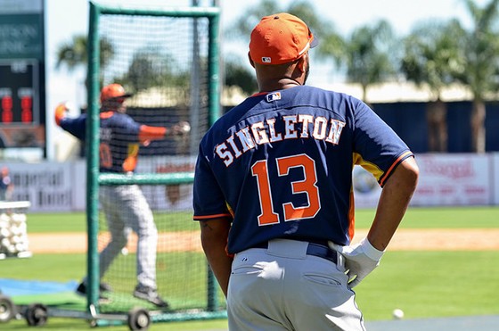 Once one of the Astros top hitting prospects, Jon Singleton will miss the entire 2018 minor league season thanks to his third failed drug test.