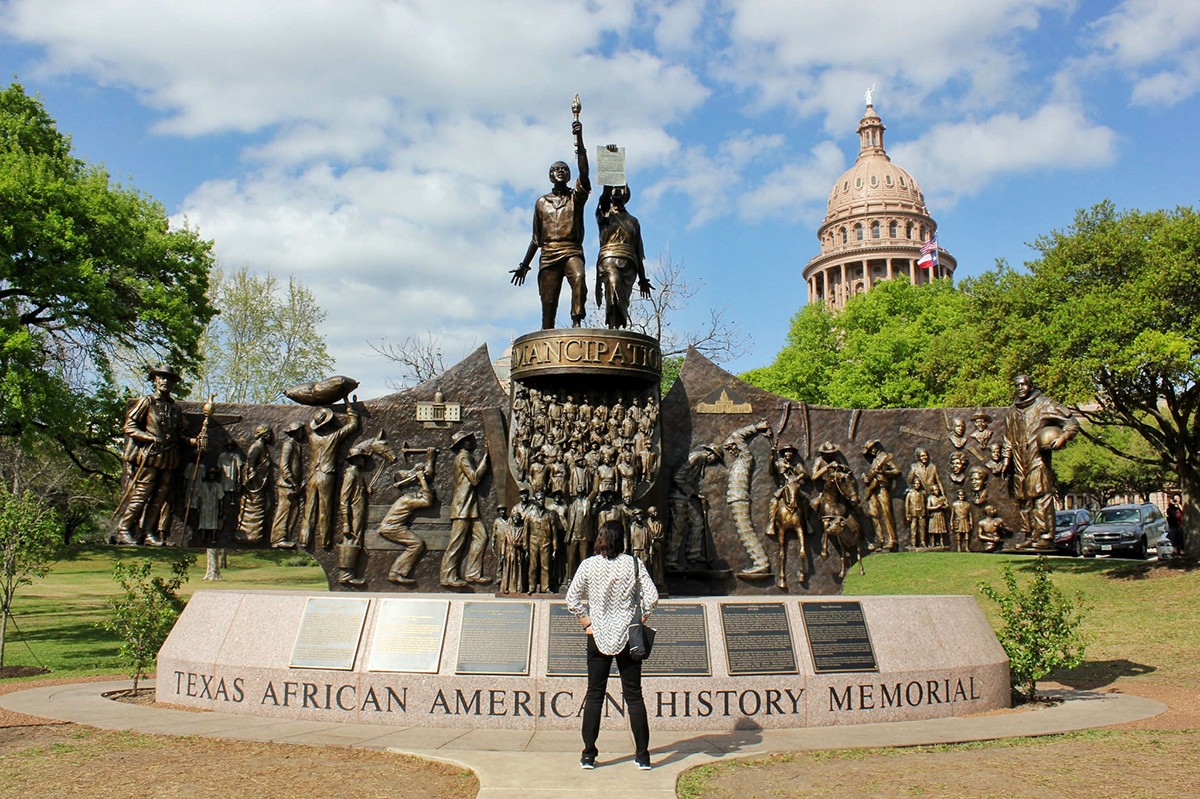 The Texas African American History Memorial was unveiled in 2016 and honors the contributions of African Americans in Texas dating back to Estevanico, who set foot on what is now Texas soil in 1528.