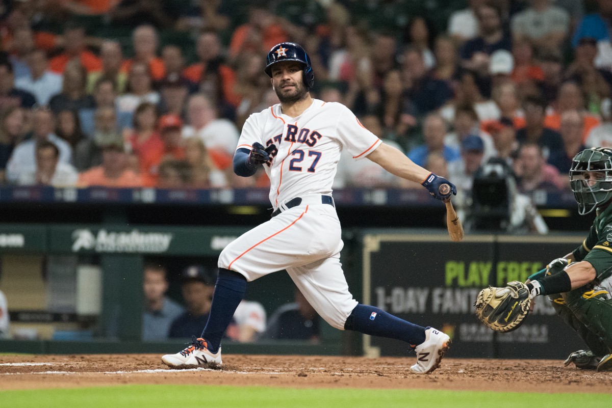 Jose Altuve's return from the DL coincided with an offensive explosion from the Astros.