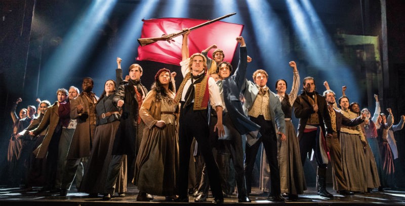The company of Les Misérables performs "One Day More."