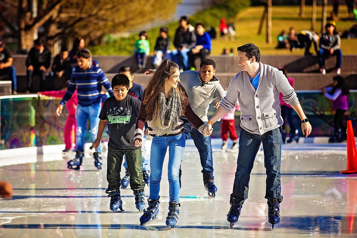 Things to Do Bundle Up for Frostival and The ICE at Discovery Green Houston Press