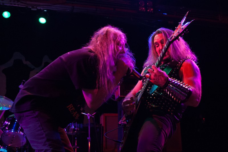 Bruce Corbitt sings with Warbeast at Warehouse Live in 2013