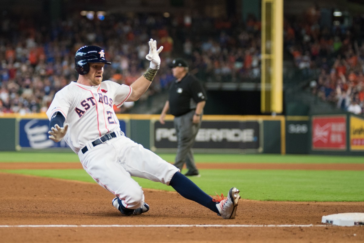 Guys like Derek Fisher are making the most of their opportunities while Astros stars heal up.