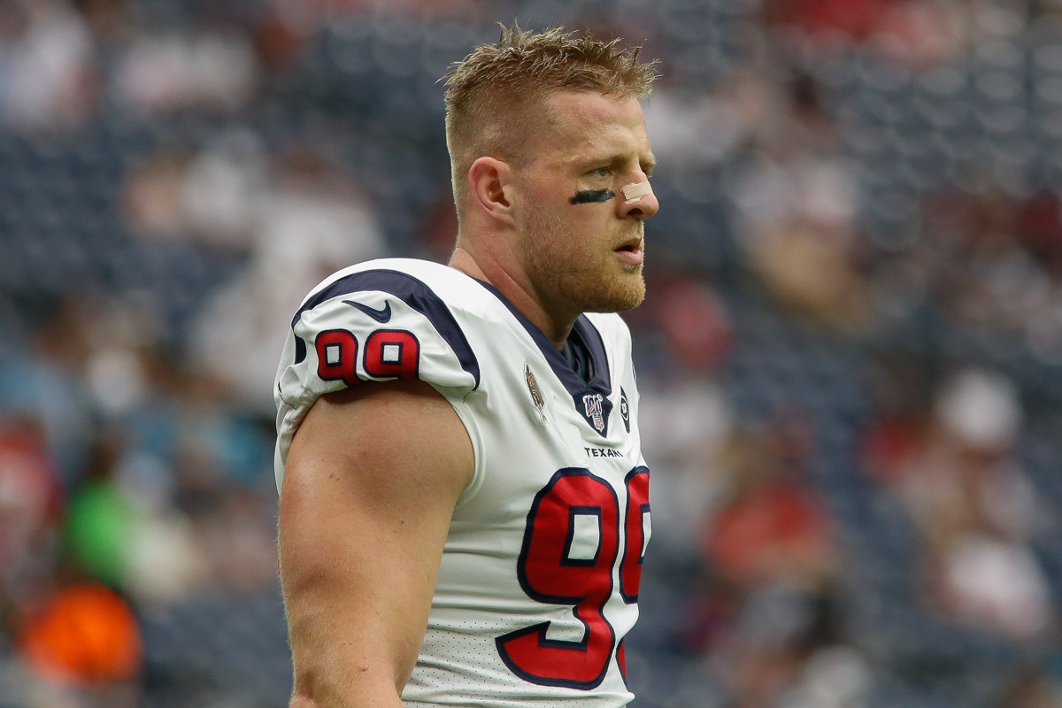 J.J. Watt showed up much more frequently on Sunday than in Week 1 against the Saints.