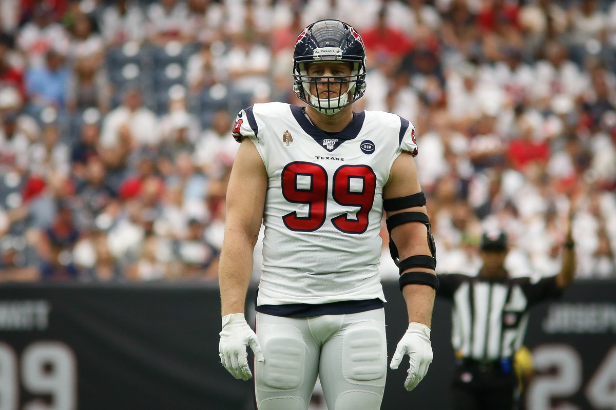 J.J. Watt finally had a breakout game, putting up two sacks and five QB hits against the Chargers.