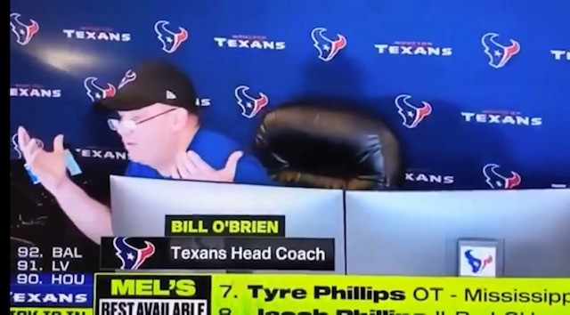 Bill O'Brien did have one on camera blow up on Friday night.