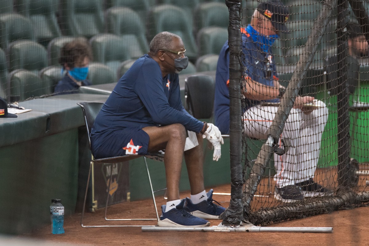Astros manager Dusty Baker says he isn't worried, but he probably should be.