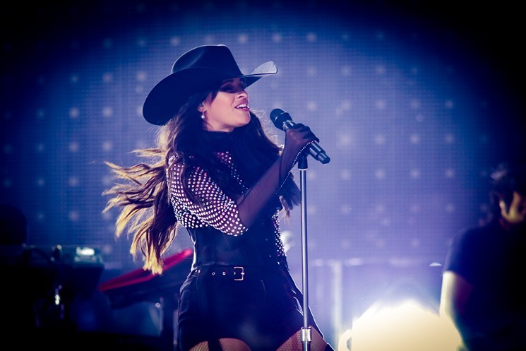 Camila Cabello during simpler times at RodeoHouston in 2019
