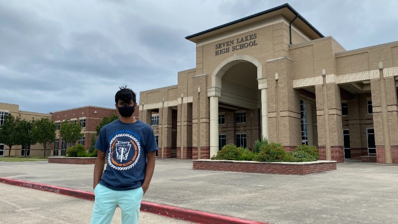 Surya Chokkar, National Honor Society president at Seven Lakes High School, is one of many student NHS leaders trying to figure out how to safely do community service despite COVID-19.