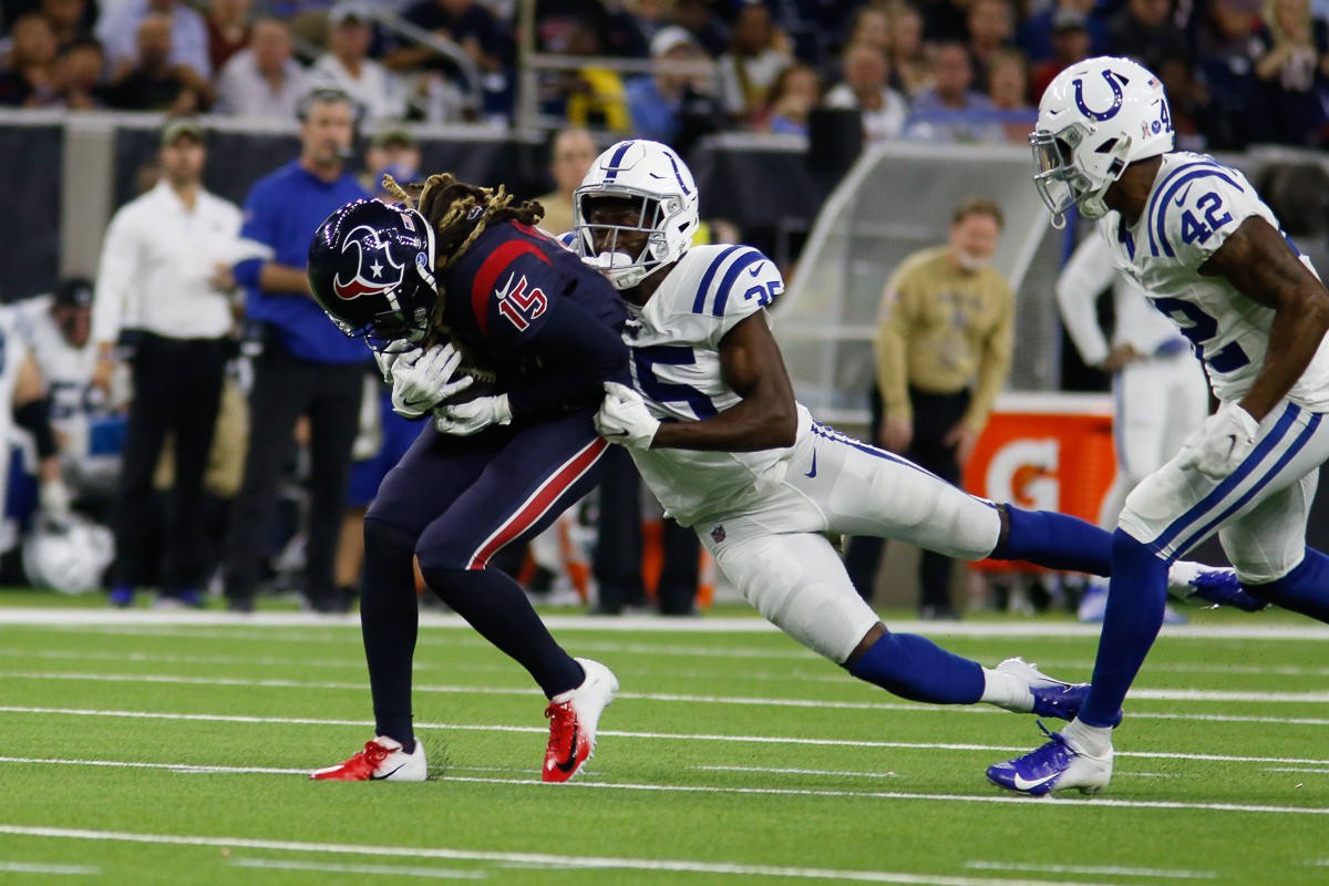 The two games against the Colts look pretty daunting for the Texans, all of a sudden.