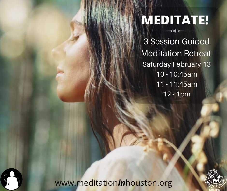 Learn to meditate in three guided sessions on Feb 13