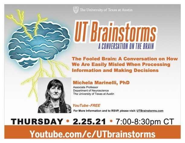 UT Brainstorms February 25, 2021 Flyer