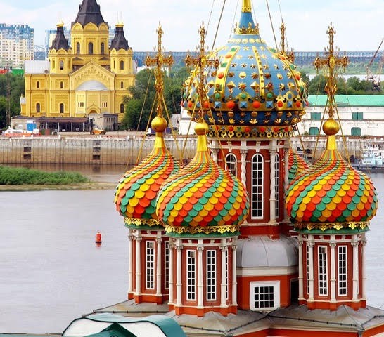 Onion Domes Russian Church