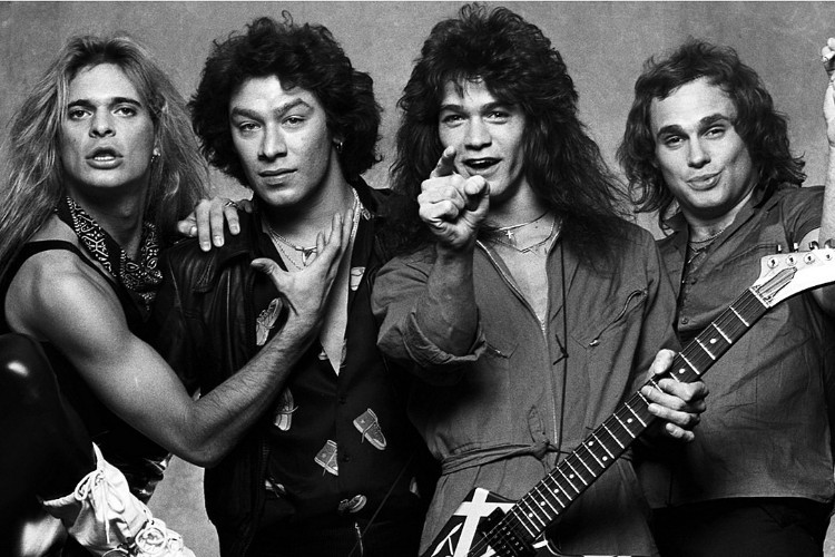 The original Van Halen: David Lee Roth, Alex Van Halen, Eddie Van Halen and Michael Anthony
