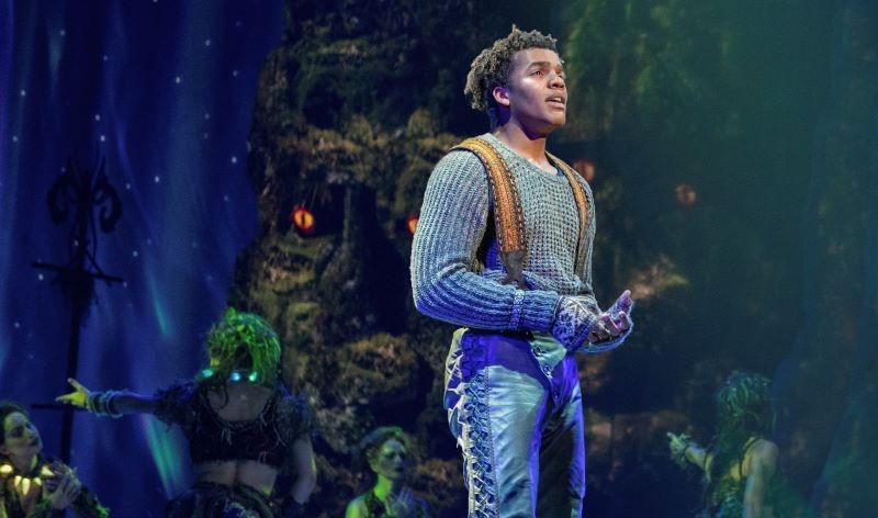 Mason Reeves as Kristoff in the North American tour of Frozen.