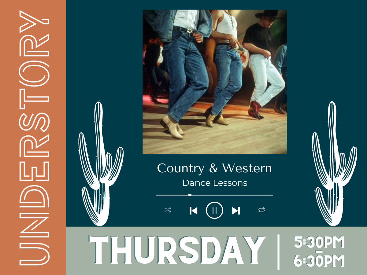 Country Western Dance Lessons - Free at Understory in the Tunnel Level of the Bank of America Tower Building in Downtown Houston