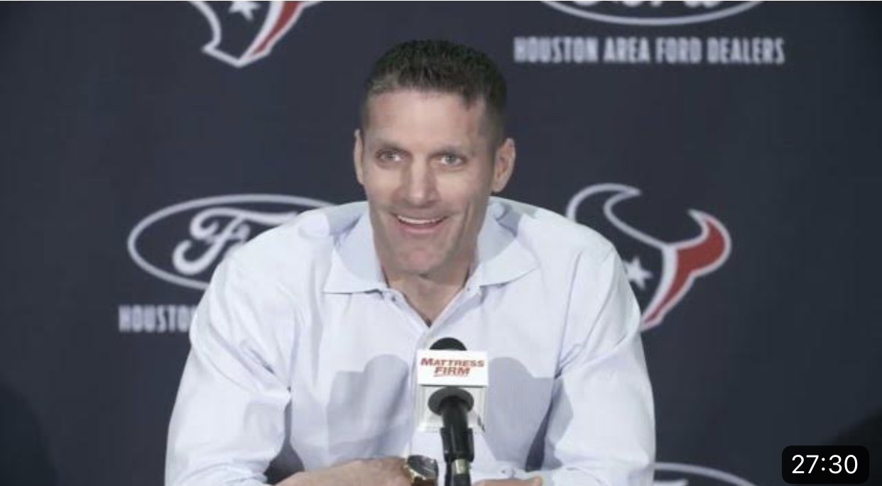 Last Friday, Nick Caserio was his most candid he's been since taking over as Texans GM in 2021.