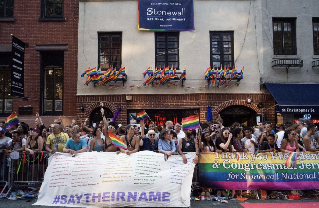Shot of previous PRIDE celebration at Stonewall Bar.