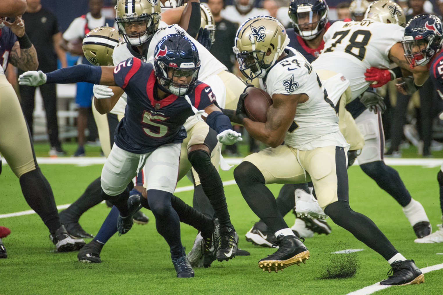 Houston Texans rookie Derek Stingley Jr. flashes skill in NFL debut while  offense gets off to