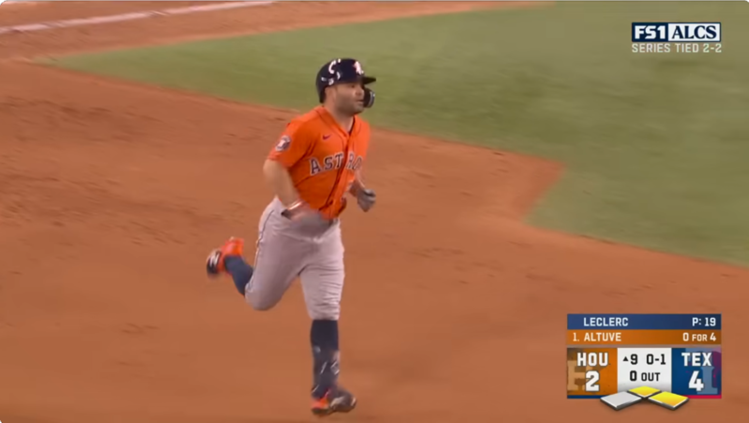 Jose Altuve keeps jersey on after winning ALCS with homer