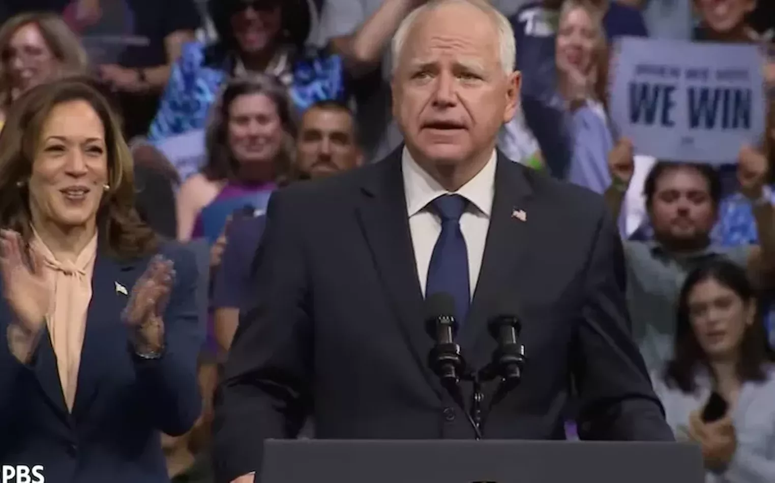 VP Kamala Harris and Minnesota Governor Tim Walz Make Their Campaign Debut