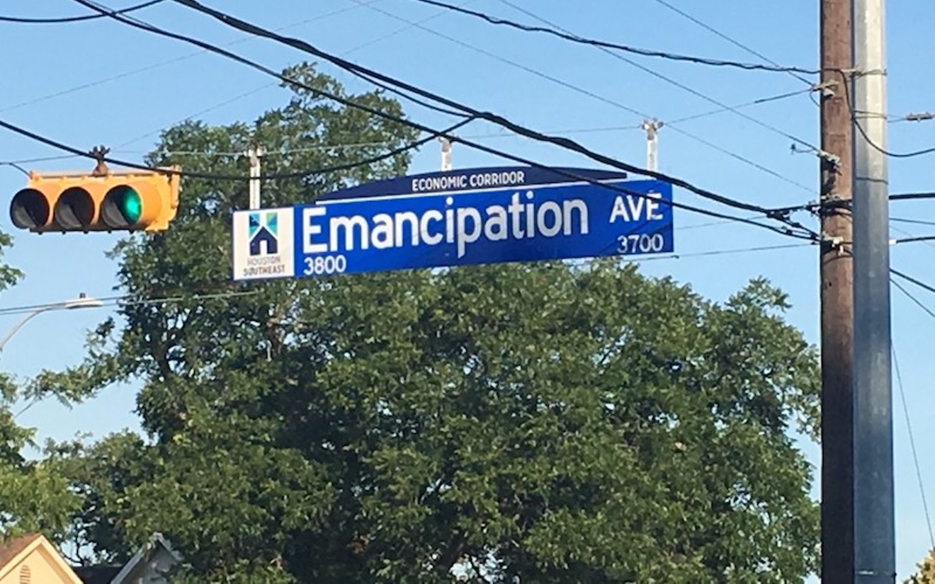The Third Ward intersection of Alabama and Emancipation Avenue, formerly Dowling Street, sits in an area recently labeled the "Economic Corridor."