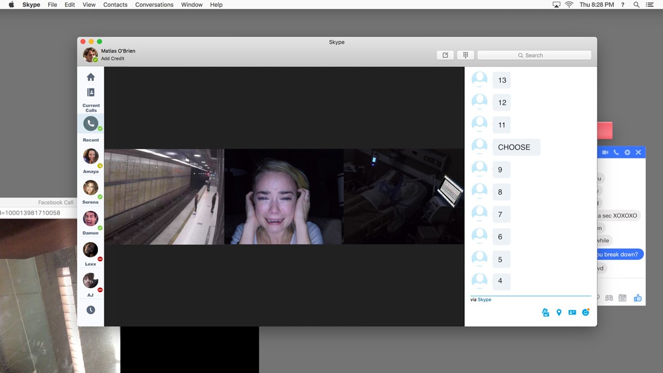 Rebecca Rittenhouse portrays one of seven friends convening for a Skype-in game night that turns deadly in Stephen Susco's Unfriended: Dark Web, which plays out as though another character's computer screen is our movie screen.